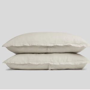 Parachute Linen Sham Standard Set Bone